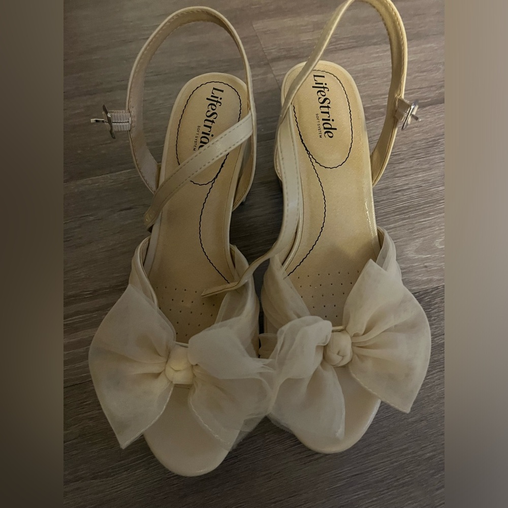 Platform, block heel shoes